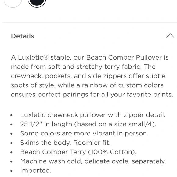 Lilly Pulitzer NAVY Beach Comber pullover - Picture 7 of 11